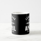 エイプリル誕生日ギフト生まれレジェンドは4月 コーヒーマグカップ (中央)
