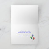 エイプリル誕生日ダイヤモンドハート カード (内部)