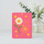 エイプリル誕生日月カード(デイジー) シーズンカード (スタンド正面)