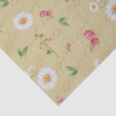 エイプリル誕生月フラワーズデイジースイートピー 薄葉紙 (詳細)