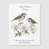 エイプリル誕生月花デイジー大切な誕生日 (正面)