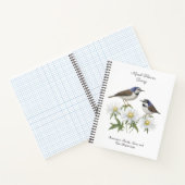 エイプリル誕生月花デイジー大切な誕生日 ノートブック (内部)