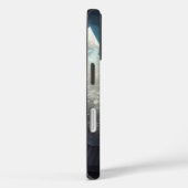 エイプリル誕生石ダイヤモンドクォーツクリスタル真珠 Case-Mate iPhoneケース (裏面 / 右)