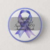 エイプリル過敏性腸症候群認識度月 缶バッジ (正面)