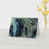 「エイプリル・ウッズI」デジタル変更抽象芸術写真 カード (黄色い花)