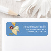 エイプリル・エンジェル・オブ・ザ・カース差出人住所ラベル ラベル (インサイチュ)