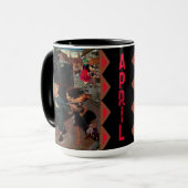 エイプリル・ジェシー・ウィルコック・スミス・ボーイとガールの月 マグカップ (正面左)