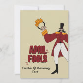 エイプリル フールで教師になった理由はお金のためだった シーズンカード (正面)