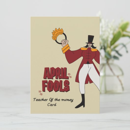 エイプリル フールで教師になった理由はお金のためだった シーズンカード (スタンド正面)