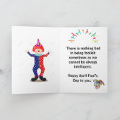エイプリル・フールのデイカード カード (内部)