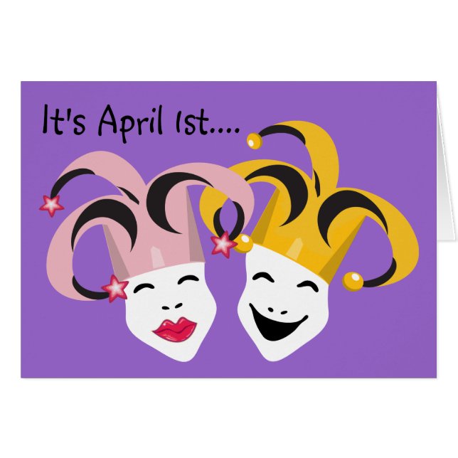 エイプリル・フールカード (正面横)