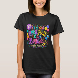 エイプリル フールズ デー 誕生日 面白い 1月1日生まれ Tシャツ