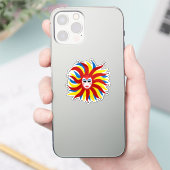エイプリル・フールズ・デー+飾り用+ビニール製ステッカー シール (スマートフォン)