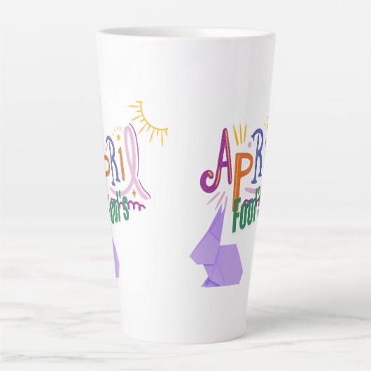 エイプリル・フール カフェラテマグ (正面)