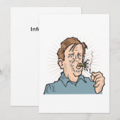 エイプリル・フール 招待状 (正面/裏面)