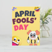 エイプリル フール 誕生日 グリーティング カード (スタンド正面)