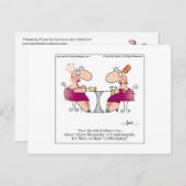 エイプリル・マッカラムのポストカード「快適なぽっちゃり」 ポストカード (正面/裏面)