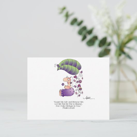 エイプリル・マッカラムまでに私の人生のはがきを守る ポストカード (スタンド正面)