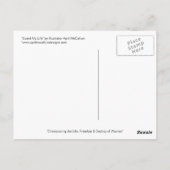 エイプリル・マッカラムまでに私の人生のはがきを守る ポストカード (裏面)