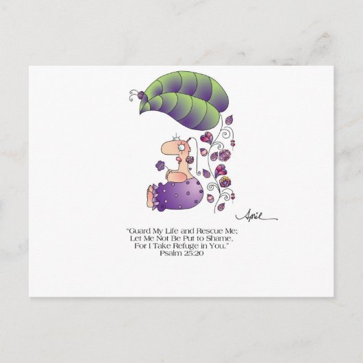 エイプリル・マッカラムまでに私の人生のはがきを守る ポストカード (正面)