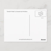 エイプリル・マッカルによる終夜漫画はがき ポストカード (裏面)