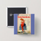 エイプリル・ロビン・マーダーズのパルプ小説の表紙 缶バッジ (正面&裏面)