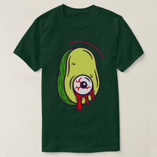 エイベロカドおもしろいアボカド恋人 Tシャツ (デザイン正面)