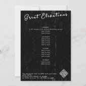 エイペルクライムロック登山マウンテンジョイントバッハ 招待状 (裏面)