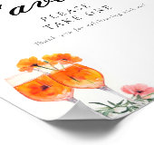 エイペロルスピリッツブライダルシャワー標識 ポスター (角)