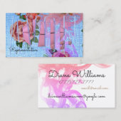 エイボンの唇の電話の美パーソナライズされたしさ 名刺 (正面/裏面)