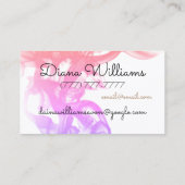 エイボンの唇の電話の美パーソナライズされたしさ 名刺 (裏面)