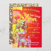 エイボンパーティの招待状 (正面/裏面)