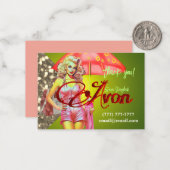 エイボンパーティーありがとう ノートカード (正面/裏面インサイチュ)