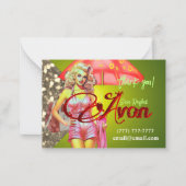 エイボンパーティーありがとう ノートカード (正面)