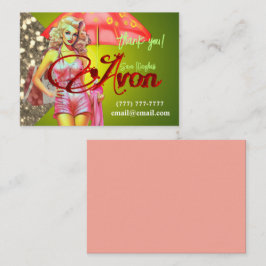 エイボンパーティーありがとう ノートカード