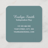 エイボンマーケティング美しい スクエア名刺 (裏面)