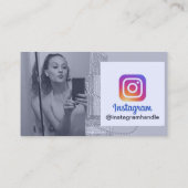 エイボンレディーインスタグラムビジネスカード 名刺 (裏面)