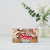 エイボンレディーインスタグラムビジネスカード 名刺 (スタンド正面)