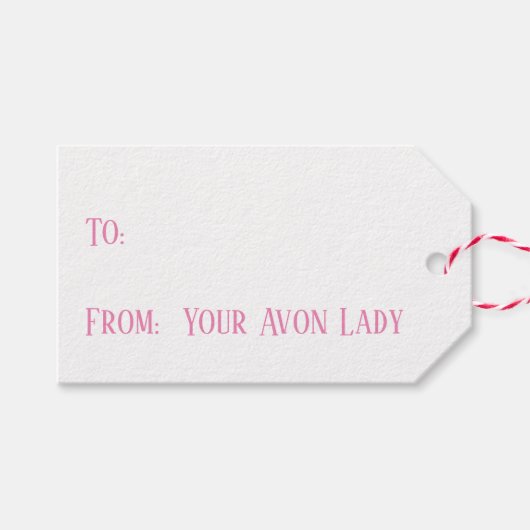 エイボンレディーギフトラベル ギフトタグ (正面(横))