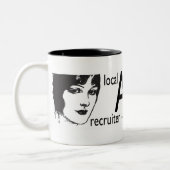 エイボン地元のリクルーター ツートーンマグカップ (左)