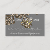 エイボン·クリスマスパーソナライズされたの美学 名刺 (裏面)