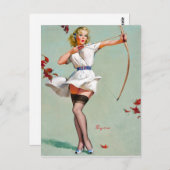 エイミングのピンアップ ポストカード (正面/裏面)