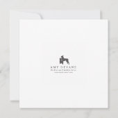エイミー・ディヴェインの水彩画のカード - カーディナル シーズンカード (裏面)