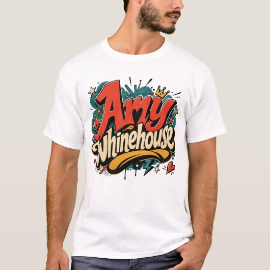 エイミー・ワインハウス Tシャツ (正面)