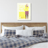 エイミー | Downtown Hipsterパーティー キャンバスプリント (インサイチュ (寝室))
