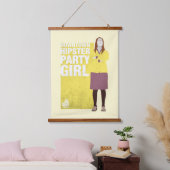 エイミー | Downtown Hipsterパーティー 吊り下げ型タペストリー (寝室)