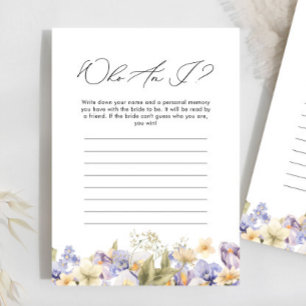 エイムアイパープルフローラブライダルシャワーゲーム