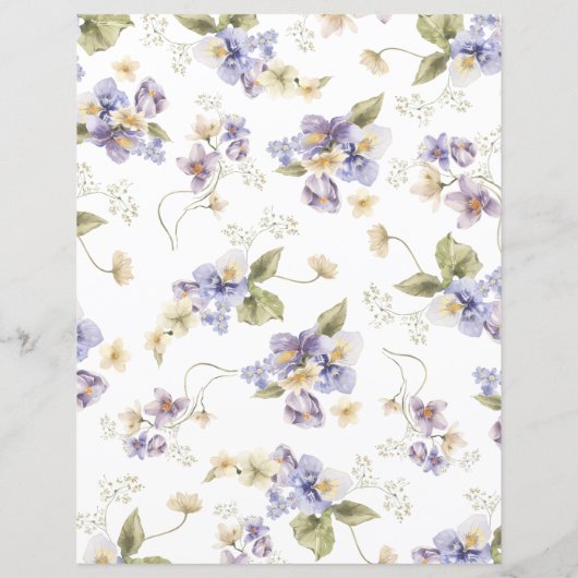 エイムアイパープルフローラブライダルシャワーゲーム (裏面)