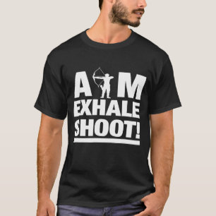 エイムエクスハールシュートアーチェリーアーチャー Tシャツ