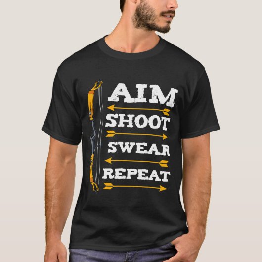 エイムシュートウアーリーリピート弓射手Sh Tシャツ (正面)
